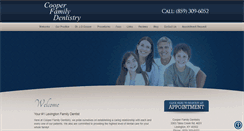Desktop Screenshot of cooperfamilydental.com