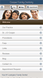 Mobile Screenshot of cooperfamilydental.com